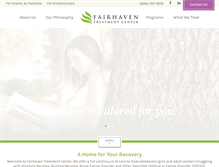 Tablet Screenshot of fairhaventc.com
